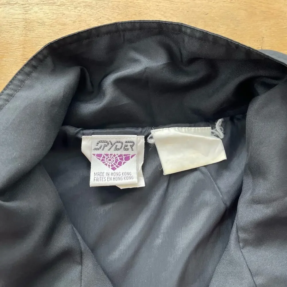Vintage Spyder Ski Sweater Pullover Jacket Outerwear Purple Black Size Large